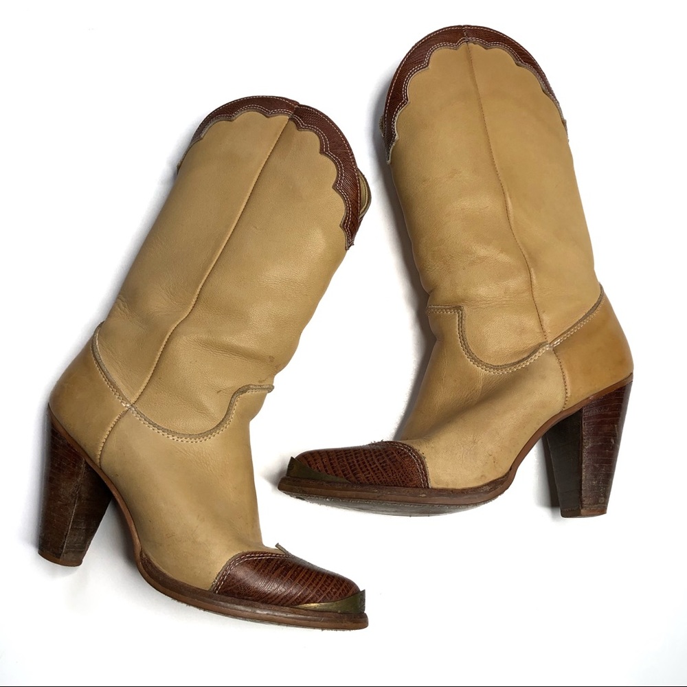 Zodiac Cowboy/Cowgirl Western Boots Vintage 80’s